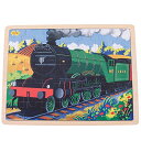 ジグソーパズル 海外製 アメリカ Bigjigs Toys Flying Scotsman Wooden Tray Puzzle - 35 Piece Puzz...