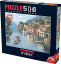 ジグソーパズル 海外製 アメリカ Anatolian 500 Piece Puzzle - Village on The Water Puzzle, Multi...