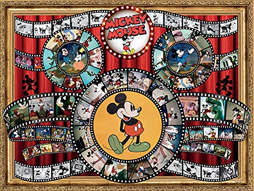 ジグソーパズル 海外製 アメリカ Ceaco - Disney - Mickey and Minnie Mouse Movie Reel - 1500 Piece Jigsaw Puzzleジグソーパズル 海外製 アメリカ