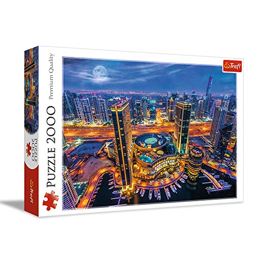 ジグソーパズル 海外製 アメリカ Trefl 2000 Piece Jigsaw Puzzles, Lights of Dubai, City Lights Puzzles, Dubai United Emirates, Adult Puzzles, 27094ジグソーパズル 海外製 アメリカ