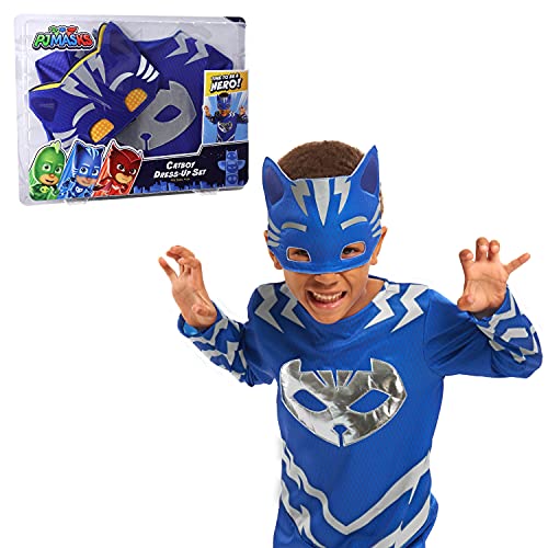 PJ Masks しゅつどう！パジャマスク アメリカ直輸入 おもちゃ PJ Masks Turbo Blast Catboy Dress Up and Pretend Play Set, Includes Full Body Outfit and Matching Fabric Mask, Kids Toys for Ages 3 UpPJ Masks しゅつどう！パジャマスク アメリカ直輸入 おもちゃ