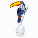 スワロフスキー Swarovski オオハシ 約18センチ 5493725 動物 クリスタル インテリア
