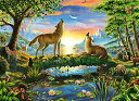 ジグソーパズル 海外製 アメリカ Ravensburger Great Outdoors Puzzle Series: Wolf Harmony 300 Pie...
