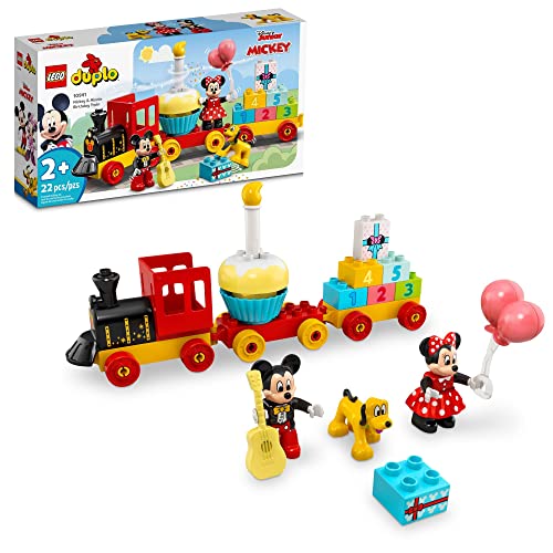 レゴ デュプロ 【送料無料】LEGO DUPLO Disney Mickey & Minnie Birthday Train 10941 Kids’ Birthday Number Train; Learning and Building Playset, New 2021 (22 Pieces)レゴ デュプロ