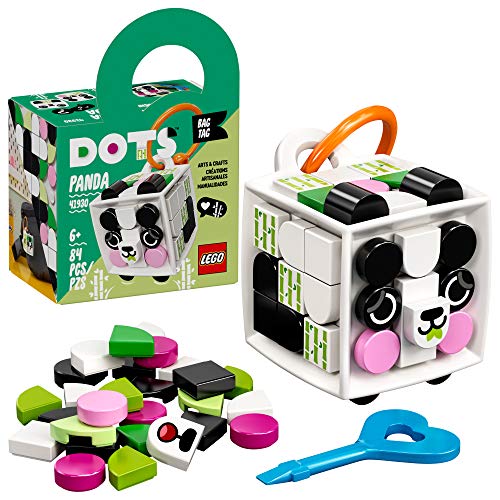 レゴ LEGO DOTS Bag Tag Panda 41930 DIY Craft Accessories and Decorations Kit; A Creative Gift for Kids Who Like to Make Their Own Bag Tags, New 2021 (84 Pieces)レゴ