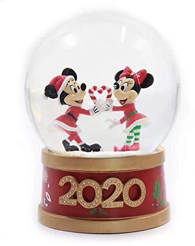 Xm[O[u  u CeA COf Disney Store Mickey and Minnie Holiday Cheer Snow Globe - 2020Xm[O[u  u CeA COf