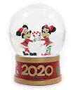 スノーグローブ 雪 置物 インテリア 海外モデル Disney Store Mickey and Minnie Holiday Cheer Snow Globe...