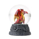 スノーグローブ 雪 置物 インテリア 海外モデル Pacific Giftware Dragon Ball Water Globe with Glitters 80mm Resin Figurine Home Decor Gift Collectible (Hyperion Red)スノーグローブ 雪 置物 インテリア 海外モデル