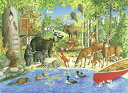 ジグソーパズル 海外製 アメリカ Ravensburger Great Outdoors Puzzle Series: Woodland Friends 300...