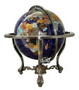 スノーグローブ 雪 置物 インテリア 海外モデル Unique Art Since 1996 330 GT Blue Silver CAUSA Gemstone...