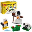 レゴ LEGO Classic Creative White Bricks 11012 Building Kit; Toy Building Set for Creative Play with 3 Build Ideas, Including a Snowman, Sheep and Seagull; Great for Kids Aged 4 and Up, New 2021 (60 Pieces)レゴ