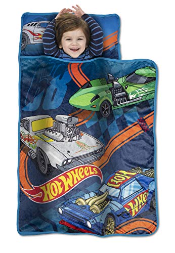 ホットウィール マテル ミニカー ホットウイール Hot Wheels Race Car Toddler Nap Mat - Includes Pillow Fleece Blanket Great for Boys and Girls Napping at Daycare, Preschool, Or Kindergarten - Fits Sleeホットウィール マテル ミニカー ホットウイール