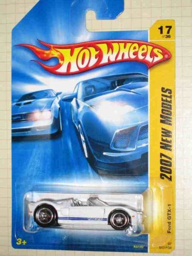 ۥåȥ ޥƥ ߥ˥ ۥåȥ Hot Wheels 2007 New Models -#17 Ford GTX-1 White #2007-17 Collectible Collector Car Mattel 1:64 Scaleۥåȥ ޥƥ ߥ˥ ۥåȥ