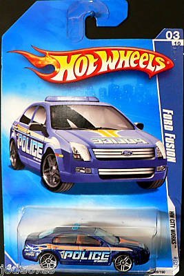 ۥåȥ ޥƥ ߥ˥ ۥåȥ Hot Wheels 2009-109 Ford Fusion Blue Police H...