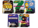 ホットウィール マテル ミニカー ホットウイール Hot Wheels Retro Series Set of 5: Zoolander, Anchorman,...