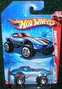 ホットウィール マテル ミニカー ホットウイール Hot Wheels 2010 RACE WORLD JUNGLE MONSTER CAR 01/04 BLU...