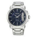 rv ZCR[ Y Seiko Premier Quartz Blue Dial Men's Watch SNQ157rv ZCR[ Y