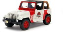 ジャダトイズ ミニカー ダイキャスト アメリカ Jada Toys Jurassic World 1:32 Jeep Wrangler Die-cast Car, Toys for Kids and Adults,White/Redジャダトイズ ミニカー ダイキャスト アメリカ