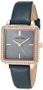 腕時計 アーミトロン レディース Armitron Women's Genuine Crystal Accented Leather Strap Watch, 75/5597腕時計 アーミトロン レデ..