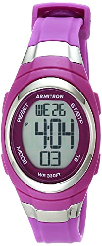 腕時計 アーミトロン レディース Armitron Sport Women's Digital Chronograph Resin Strap Watch, 4...