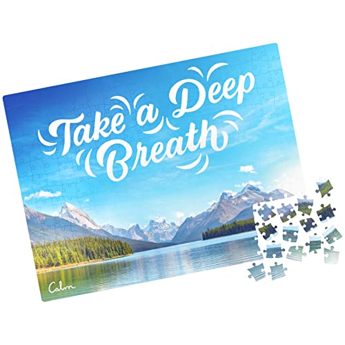 ジグソーパズル 海外製 アメリカ 300-Piece Calm Jigsaw Puzzle for Relaxation, Stress Relief, and Mood Elevation, for Adults and Kids Ages 8 and up, Jasper Lakeジグソーパズル 海外製 アメリカ