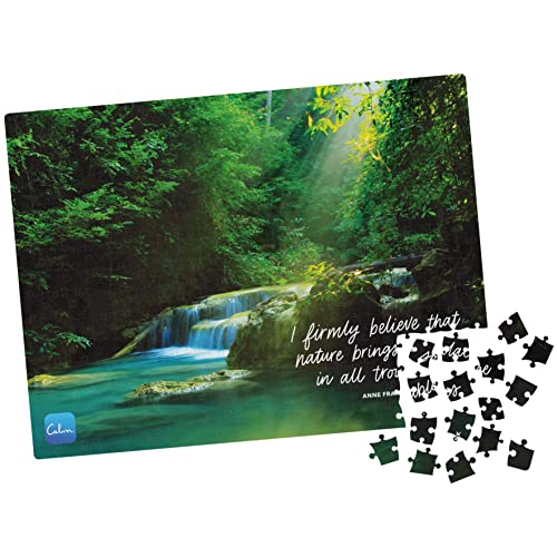 ジグソーパズル 海外製 アメリカ SPIN MASTER GAMES 300-Piece Calm Jigsaw Puzzle for Relaxation, Stress Relief, and Mood Elevation, for Adults and Kids Ages 8 and up, Hidden Waterfallsジグソーパズル 海外製 アメリカ