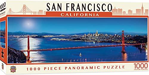 ジグソーパズル 海外製 アメリカ Masterpieces 1000 Piece Jigsaw Puzzle For Adults, Family, Or Kids - San Francisco Panoramic - 13 x39 ジグソーパズル 海外製 アメリカ