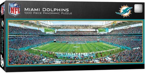 ジグソーパズル 海外製 アメリカ Master Pieces NFL Miami Dolphins Stadium Panoramic Jigsaw Puzzle, 1000 Pieces, Team Color (7.05989E+11)ジグソーパズル 海外製 アメリカ