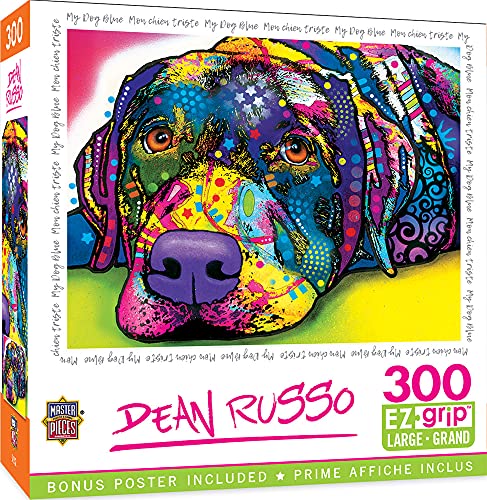 ジグソーパズル 海外製 アメリカ Masterpieces 300 Piece EZ Grip Jigsaw Puzzle - My Dog Blue - 18"x..