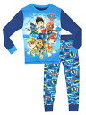 パウパトロール 子供服 パジャマ 24M 日本サイズ90相当 チェイス ラブル マーシャル ロッキー ズーマ ケント 複数キャラクター ブルー キッズ ファッシ...