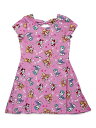 パウパトロール 子供服 スカート ワンピース 7-8 日本サイズ120-130相当 スカイ エベレスト マーシャル 複数キャラクター ピンク キッズ ファッショ...