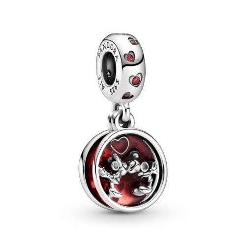 パンドラ ブレスレット チャーム アクセサリー ブランド PANDORA Disney Mickey Mouse & Minnie Mouse Love and Kisses Dangle Charmパンドラ ブレスレット チャーム アクセサリー ブランド