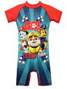 パウパトロール 子供服 水着 スイムスーツ 6T 日本サイズ110-120相当 ラブル チェイス マーシャル キッズ ファッション 男の子 プール 水遊び