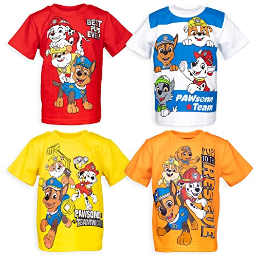 返品 交換対象商品の 送料無料 4枚組 子供服 半袖tシャツ 日本サイズ1相当 キッズファッション 無料ラッピングでプレゼントや贈り物にも 逆輸入並行輸入送料込 6t チェイス パウパトロール マーシャル 女の子キッズ ベビー マタニティ キッズ パウパトロール ラブル