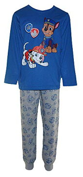 【送料無料】パウパトロール 子供服 長袖Tシャツ ズボンセット 4T 日本サイズ110相当 チェイス マーシャル 複数キャラクター ブルー/グレー キッズ ファッション 男の子 女の子