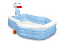 プール ビニールプール ファミリープール オーバルプール 家庭用プール Intex 57183EP 101 Inch Swim Center Shootin' ...