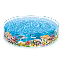 プール ビニールプール ファミリープール オーバルプール 家庭用プール Intex Deep Sea Blue 8 Feet x 18 Inch SnapSet...