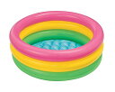プール ビニールプール ファミリープール オーバルプール 家庭用プール Intex Sunset Glow 57402NP Baby Pool 3 Ring D...