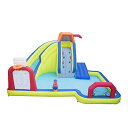 フロート プール 水遊び おもちゃ Banzai Inflatable Arcade Splash Water Park - Slide, Splash & H...