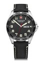 rv rNgmbNX XCX Y Victorinox Swiss Army Watch FIELDFORCE, Black (BK Leather), 42mm, Quartz Wristwatch Day-Date Swiss Maderv rNgmbNX XCX Y