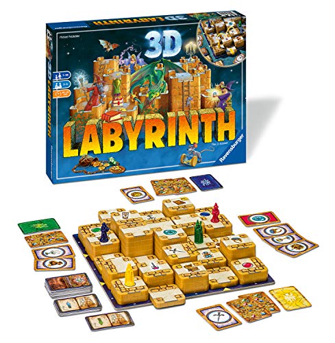 ボードゲーム 英語 アメリカ 海外ゲーム Ravensburger 3D Labyrinth Family Board Game for 2-4 players, Kids & Adults Age 7 & Up - So Easy to Learn & Play with Great Replay Value Amazon Exclusive (26831)ボードゲーム 英語 アメリカ 海外ゲーム