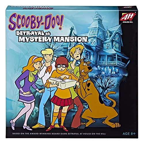 ボードゲーム 英語 アメリカ 海外ゲーム Hasbro Gaming Avalon Hill Scooby Doo in Betrayal at Mystery Mansion Official Betrayal at House on The Hill Board Game Ages 8 Blackボードゲーム 英語 アメリカ 海外ゲーム