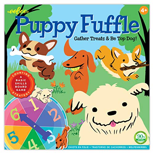 ボードゲーム 英語 アメリカ 海外ゲーム eeBoo: Puppy Fuffle Board Game, Develops Counting, Patience and Problem Solving Skills, A Basic Skills Board Game, Perfect for Ages 4 and up, for 2 to 4 Playersボードゲーム 英語 アメリカ 海外ゲーム