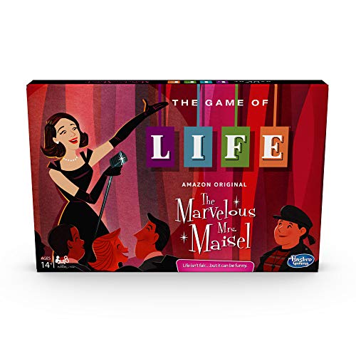 ボードゲーム 英語 アメリカ 海外ゲーム Hasbro Gaming The Game of Life: The Marvelous Mrs. Maisel Edition Board Game Inspired by The Amazon Original Prime Video Seriesボードゲーム 英語 アメリカ 海外ゲーム