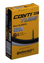 チューブ パーツ 自転車 コンポーネント サイクリング 0181371 Continental 42mm Presta Valve Tube, Black, 6...
