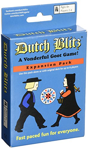 ܡɥ Ѹ ꥫ  Dutch Blitz: Expansion Pack, Use Expansion Pack Alone or with Original Deck to Play with up to 8 Players, 4 New Card Colors, Fast...