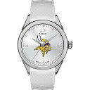 rv ^CbNX fB[X Timex Women's NFL Athena 40mm Watch ? Minnesota Vikings with White Silicone Straprv ^CbNX fB[X