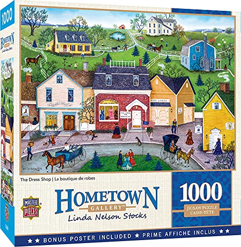 ジグソーパズル 海外製 アメリカ Masterpieces 1000 Piece Jigsaw Puzzle for Adults, Family, Or Kids - The Dress Shop - 19.25"x26.75"ジグソーパズル 海外製 アメリカ