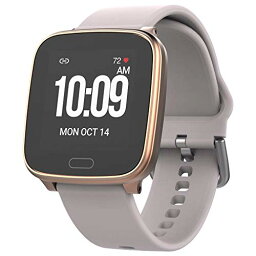 タイメックス スマートウォッチ メンズ 腕時計 タイメックス メンズ iConnect by Timex Active Smartwatch with Heart Rate, Notifications & Activity Tracking 37mm ? Rose Gold-Tone with Blush Resin Strap腕時計 タイメックス メンズ