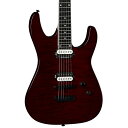 fB[ GLM^[ COA Dean Guitars MD 24 Select 6 String Flame Top Electric Guitar, Right, Trans Cherry (MD24 FM TCH)fB[ GLM^[ COA